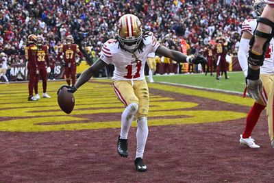 49ers WR Brandon Aiyuk continues to hint at playing with Commanders QB Jayden Daniels