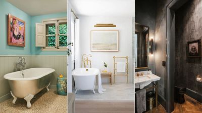 Should you display art in a bathroom? Here are some things to consider first