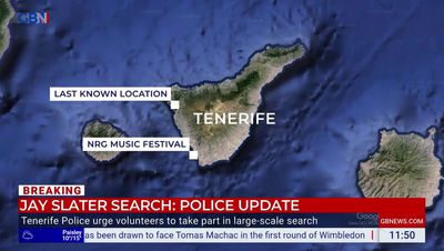 Huge search begins in Tenerife for Jay Slater after call for volunteers