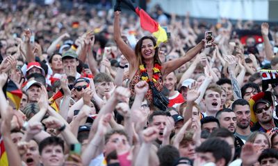 ‘This is one fabulous party’: Germany fans slowly catching Euro 2024 fever