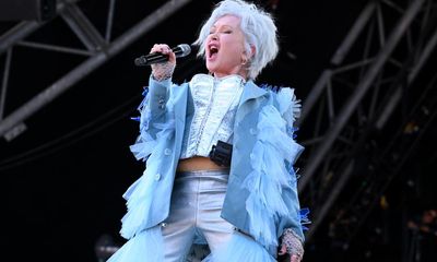 Cyndi Lauper at Glastonbury review – nostalgic Pyramid stage crowd just wants to have fun