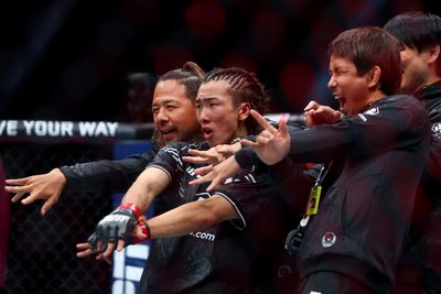 Rei Tsuruya def. Carlos Hernandez at UFC 303: Best photos