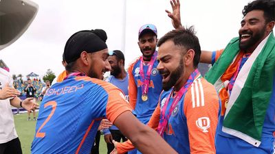 Bhangra in Barbados: When the Punjabis in Virat Kohli and Arshdeep Singh came out to celebrate T20 World Cup win - watch
