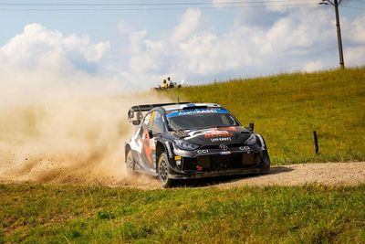 WRC Poland: Rovanpera extends lead as Mikkelsen suffers tyre issue