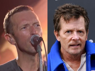 The touching reason Michael J Fox joined Coldplay on Glastonbury stage