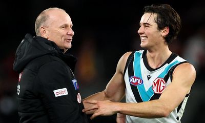 Port Adelaide get a whiff of success but coach knows which way the wind blows