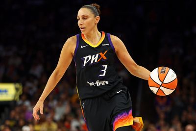 Diana Taurasi hit a stellar midcourt logo 3-pointer against Caitlin Clark and the Fever