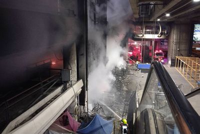 Airport Link station briefly closed by small fire