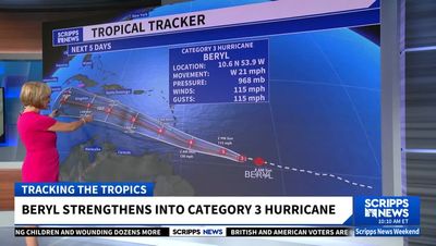 Hurricane Beryl: 'Extremely dangerous' storm heading for Caribbean's Windward Islands