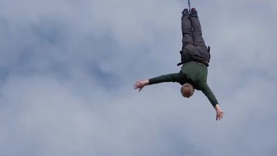 Ed Davey asks voters to 'take a leap of faith' and back Lib Dems as he bungee jumps