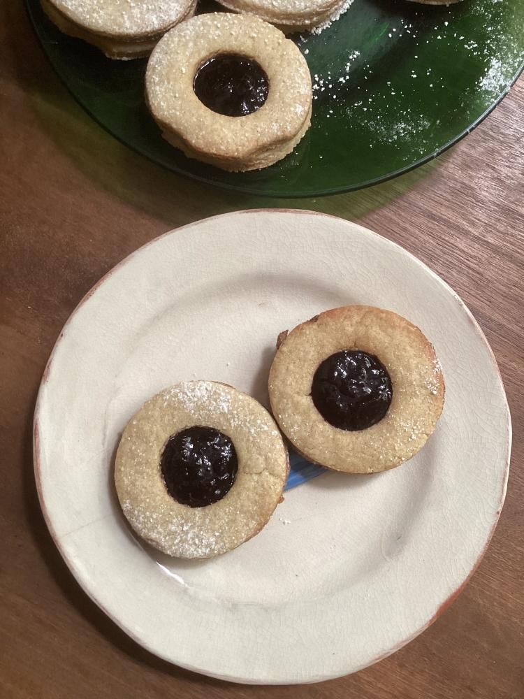 Rachel Roddy’s recipe for bullseye biscuits