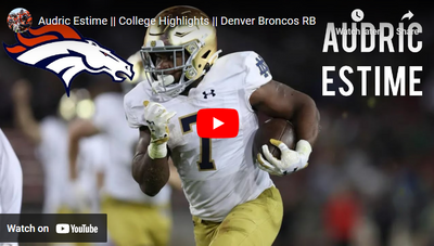 Check out these highlights of Broncos rookie RB Audric Estime