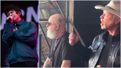 Watch Metallica's James Hetfield and Judas Priest's Rob Halford rocking out together while watching Turnstile at Norway's Tons Of Rock Festival this past weekend