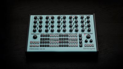 Erica Synths at Synth Week 2024: "PĒRKONS HD-01 tears down the borders between drum machine, synthesizer, and drone instrument."