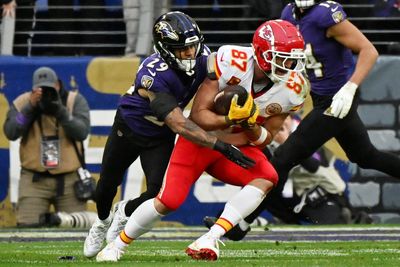 Travis Kelce was very impressed by the Ravens’ overall physicality