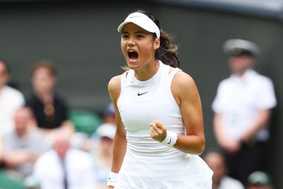Emma Raducanu roars into round two at Wimbledon