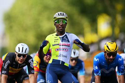 Biniam Girmay becomes first black African to take a Tour de France win in stage 3 sprint