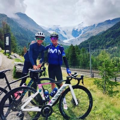 Cycling Duo: Annemiek Van Vleuten And Nienke Brinkman Ride Together