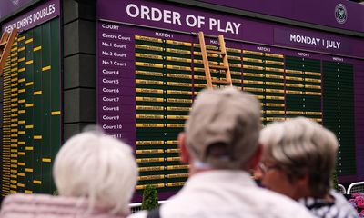 Wimbledon diary: manual draw boards and shrinkflation on the Hill