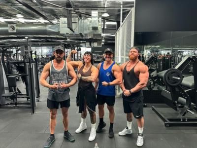 Rhea Ripley And Friends Showcase Intense Gym Workout Session