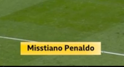 ‘Misstiano Penaldo’: John Terry leads fury at BBC’s cheeky caption to Cristiano Ronaldo miss