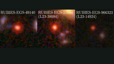 Forbidden black holes and ancient stars hide in these 'tiny red dots' (image)