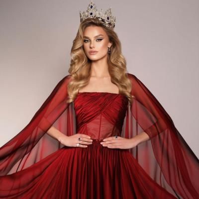 Krystyna Pyszková: Elegance And Grace In Red