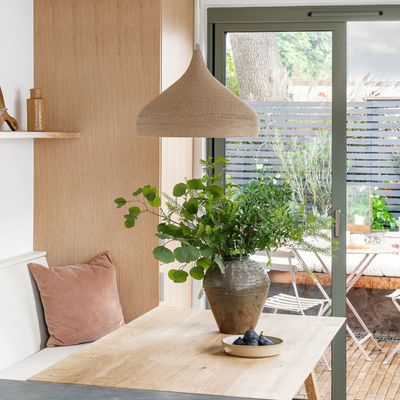An upside-down floor plan turned this tiny commercial property into a bright and stylish home