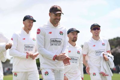 James Anderson takes seven wickets for Lancashire ahead of England Test farewell