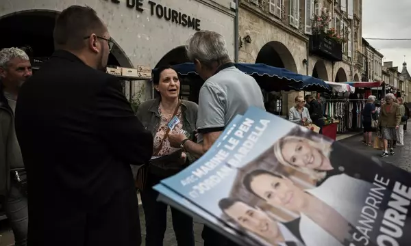 Over 200 candidates withdraw before second round of voting – France election as it happened