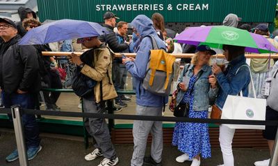 Wimbledon diary: champagne stops play and the joy of queuing