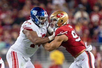 PFF remains unimpressed with Giants’ O-line after offseason upgrades