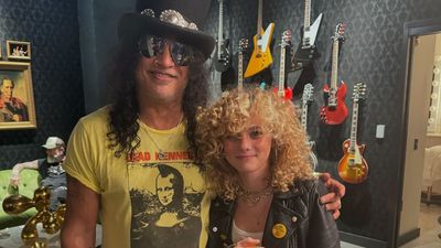 “Met my guitar hero last night”: Grace Bowers finally meets Slash – whose Welcome to the Jungle solo inspired her to pick up guitar