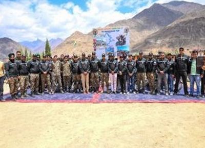 J-K: Indian Army organises bike rally to commemorate 25 years of Kargil Vijay Diwas