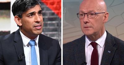 Furious John Swinney hits out as Rishi Sunak 'dismisses' disenfranchised Scots