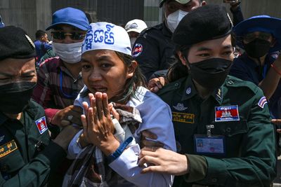 Cambodia accused of conducting political trial as it jails green activists