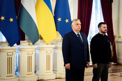 Hungary’s Orban urges Russia-Ukraine ceasefire on surprise visit to Kyiv