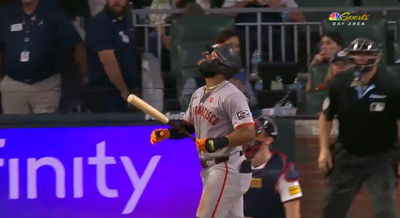 Heliot Ramos not realizing he hit a home run for the Giants right away was delightful