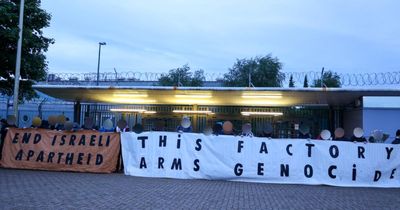 Activists blockade Glasgow factory in call for end of arms sales to Israel