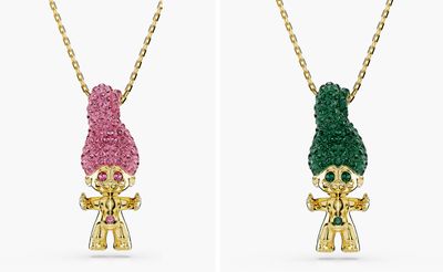 Good Luck Trolls and Swarovski create playful lucky charms