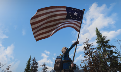 Fallout 76 Atomic Shop Update: Celebrate Freedom with the Flag Waving Bundle