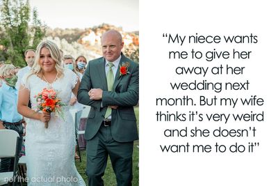 Bride-To-Be Asks Uncle To Walk Her Down The Aisle, Which Leaves His Wife Creeped Out