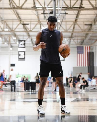 Rui Hachimura Showcasing Skills During Intense Basketball Game