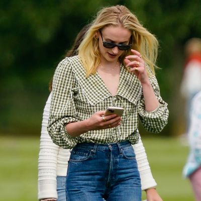 Sophie Turner Embraces Summer's Most Whimsical Shirt Trend