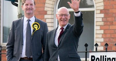 First Minister John Swinney casts vote in General Election