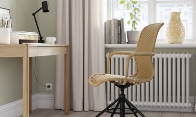Did IKEA Just Make the Swivel Office Chair Stylish? This New Rattan Collection Looks Effortlessly Cool
