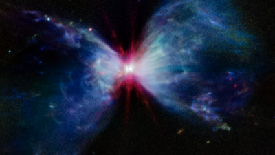 Happy 4th of July! Infant star creates red, white and blue fireworks in new JWST image