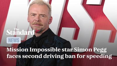 Mission Impossible star Simon Pegg banned from driving for a year after repeated speeding offences