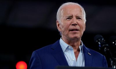 Biden says he ‘screwed up’ but vows to continue as polls show six-point lead for Trump