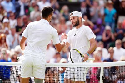 Jacob Fearnley puts up a fight against Novak Djokovic after Andy Murray advice